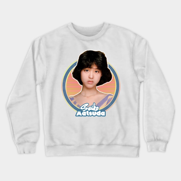 Seiko Matsuda // Retro 80s Fan Art Design Crewneck Sweatshirt by DankFutura